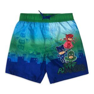 Disney PJ Masks Baby Toddler Boy Swim Trunks Size 3T  NWT